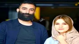زوج تازه سینمای ایران در جشن قهرمانی پرسپولیس