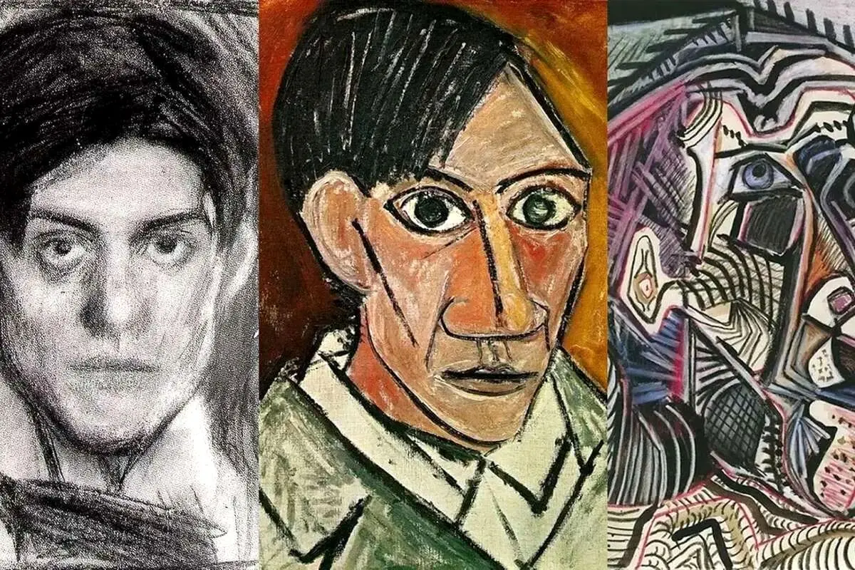 تکامل یک نابغه: ۱۴ سلف‌پرتره پیکاسو که سیر هنری او را روایت می‌کند