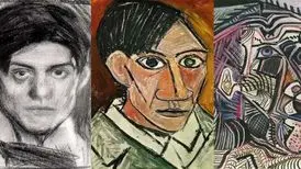 تکامل یک نابغه: ۱۴ سلف‌پرتره پیکاسو که سیر هنری او را روایت می‌کند