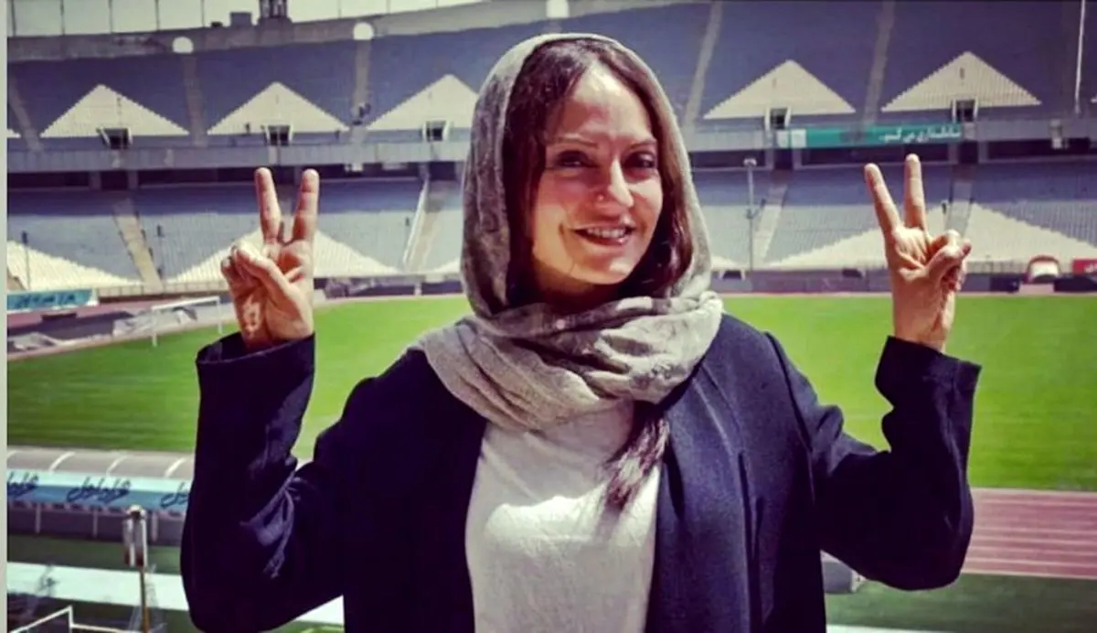 مهناز افشار تماشاچی بازی سردار آزمون در آلمان/ تصویر