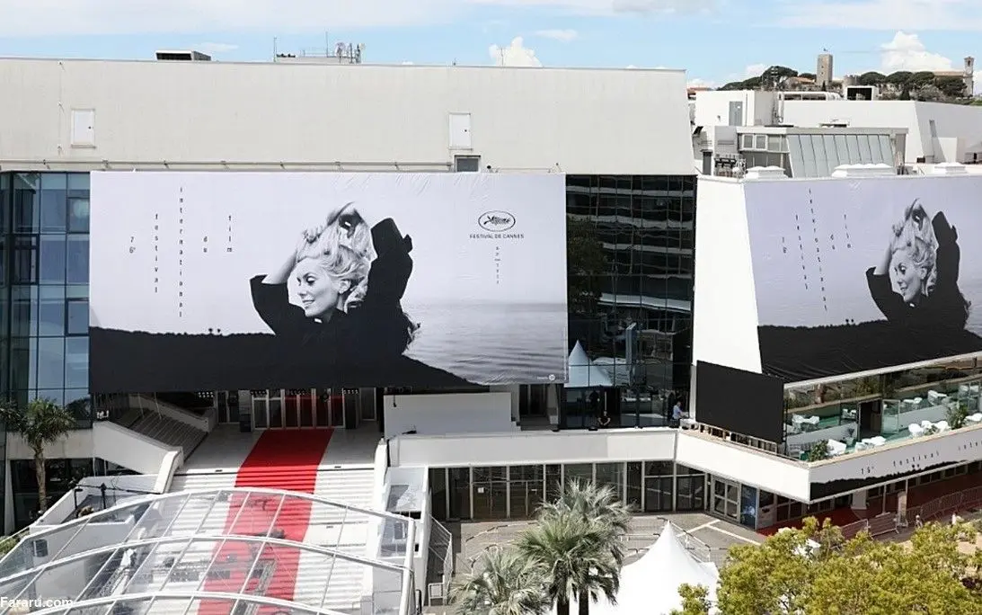 (عکس) جلوگیری از ورود مدل اوکراینی به جشنواره کن