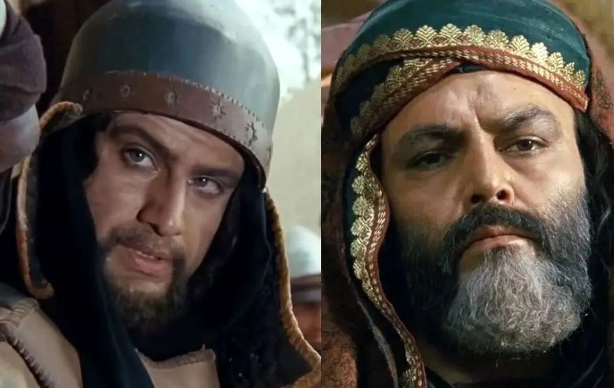 «مختار ثقفی و ابن حر» در پشت صحنه سریال «مختارنامه»؛ سال 1388/ عکس
