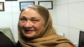 وضعیت تلخ پری امیرحمزه بازیگر سینما و تلویزیون در ۹۰ سالگی
