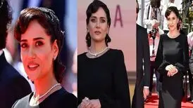 غزال رجبیان همسر مهران مدیری طراح لباس پریناز ایزدیار در جشنواره کن۲۰۲۵