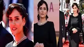 غزال رجبیان همسر مهران مدیری طراح لباس پریناز ایزدیار در جشنواره کن۲۰۲۵