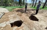 تشدید فرونشست زمین در پردیس تخت جمشید/ حضور در ۱۳ فروردین ناامن است
