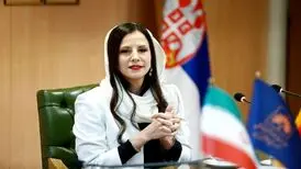 قاب‌های دیده نشده از همسر رییس جمهوری صربستان
