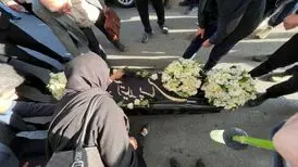 استقبال هنرمندان از پیکر آتیلا پسیانی در فرودگاه / عکس