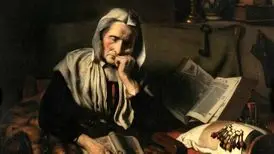 در چُرت این زن سالمند چه رازی نهفته است؟  + عکس