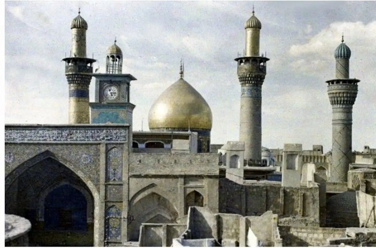 ماجرای قدیمی ترین عکس های رنگی از حرم امام حسین(ع) و حضرت عباس(ع)
