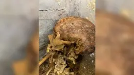 کشف یک مومیایی در «پمپئی» + تصاویر