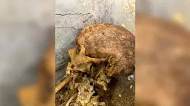 کشف یک مومیایی در «پمپئی» + تصاویر