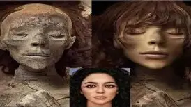 بازسازی چهره مادر فرعون از روی جسد مومیایی