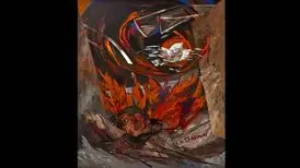 نقاشی جدید مرتضی اسدی برای بچه‌های شهید میناب
