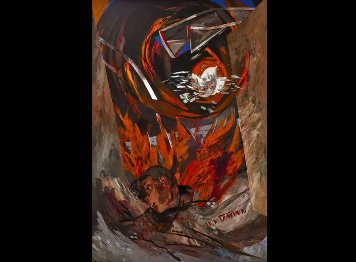 نقاشی جدید مرتضی اسدی برای بچه‌های شهید میناب
