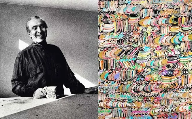 دال+دال+دال اثر حسین زنده رودی سومین اثر گرانقیمت‌ حراجی بونامز