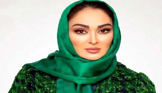 چهره ولنتاینی الهام حمیدی/ عکس