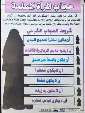 ابلاغ دستورالعمل حجاب در خیابانها و معابر یک شهر سوریه/ عکس

