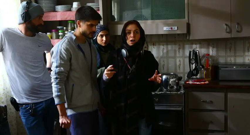 ساخت سریال در جنگ با صداهای واقعی از بمب و پدافند