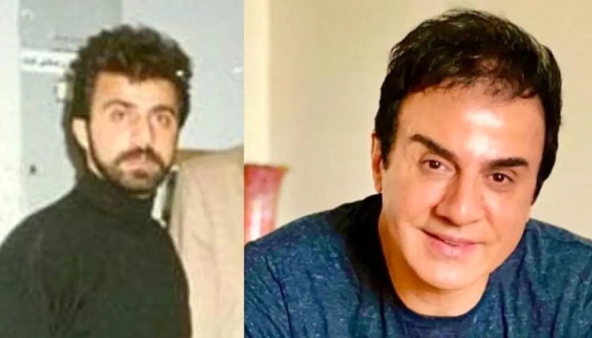 تصویر عمو پورنگ با ریش در ۳۰ سال پیش
