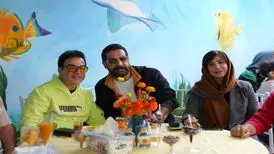 شقایق دهقان، علی لهراسبی و عموپورنگ به کمک کودکان آمدند
