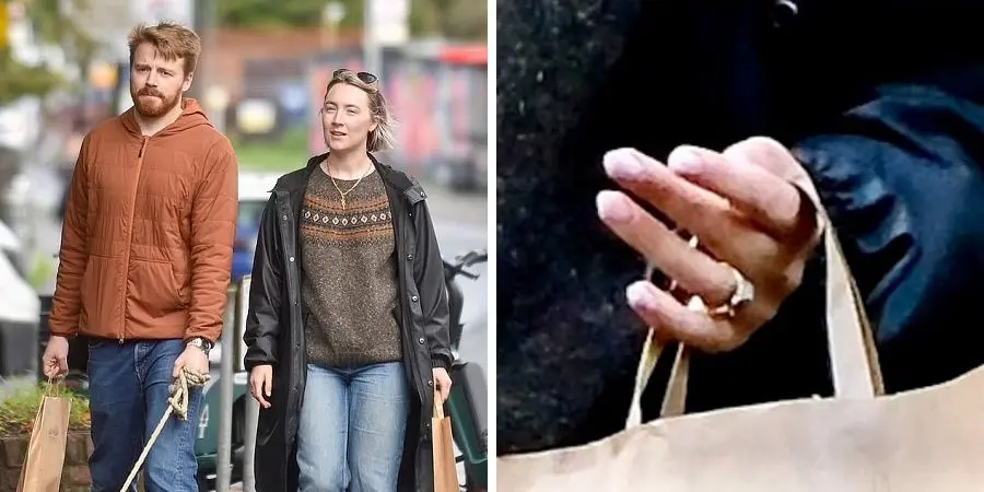 دیده شدن سرشه رونان با حلقه نامزدی؛ عشق خانم بازیگر کیست؟
