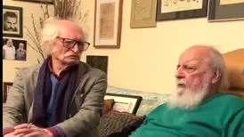 انتشار ویدئوی دیده نشده از شعرخوانی ابتهاج در حضور محمود دولت‌آبادی