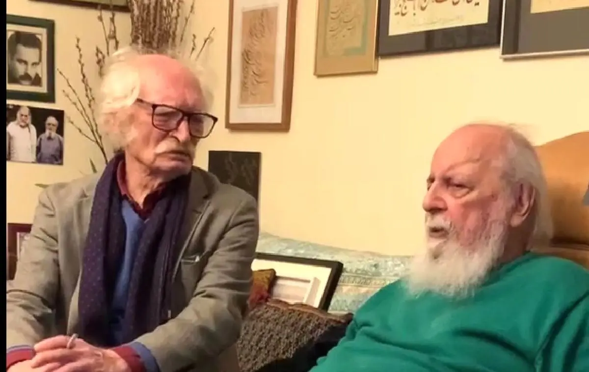 انتشار ویدئوی دیده نشده از شعرخوانی ابتهاج در حضور محمود دولت‌آبادی