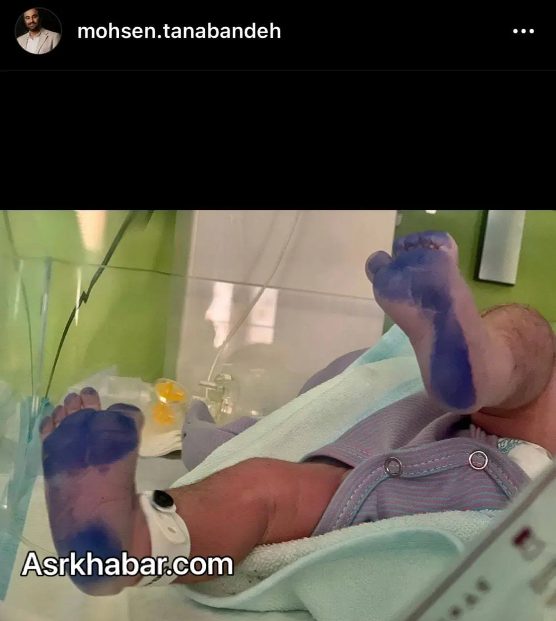 محسن تنابنده پدر شد