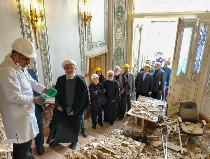 نمایندگان مجلس به کاخ سعدآباد رفتند/عکس