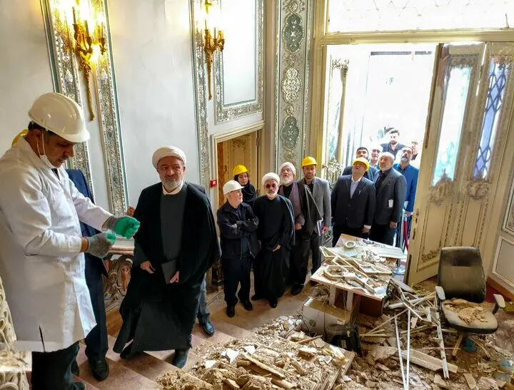 نمایندگان مجلس به کاخ سعدآباد رفتند/عکس