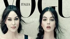 تصویری از دختر زیباترین بازیگر جهان/ دختر مونیکا بلوچی با لباس آبی