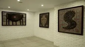 نقاشی‌های ژانر وحشت در گالری ماهر/ نمایشگاهی با سوژه فسیل