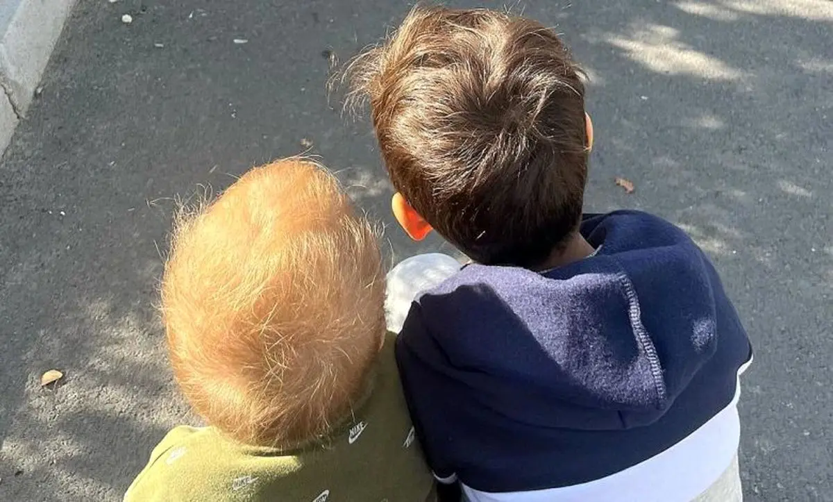 رونمایی ساعد سهیلی از فرزندانش: هامون و تئو
