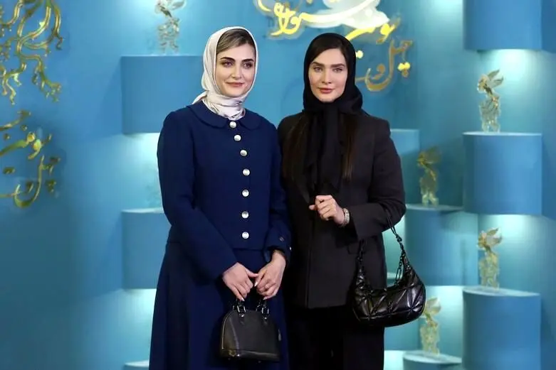سادگی استایل الناز ملک و ساناز سعیدی در جشنواره فجر/عکس