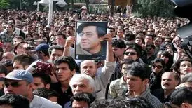 تصاویری از تشییع پیکر هنرمند برجسته، خسرو شکیبایی