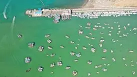 اسکه بندر بریس، چشم اندازی بی نظیر در چابهار + عکس