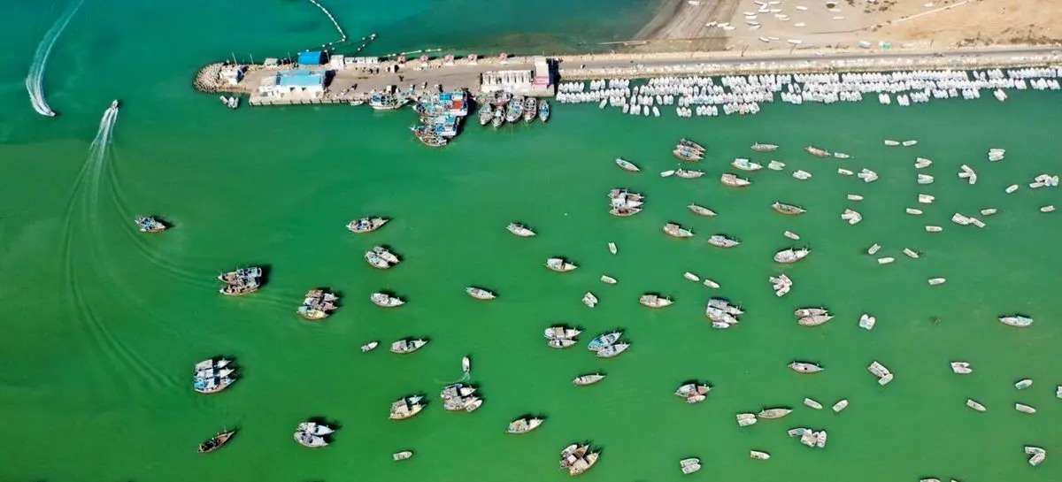 اسکه بندر بریس، چشم اندازی بی نظیر در چابهار + عکس