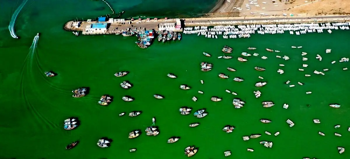اسکه بندر بریس، چشم اندازی بی نظیر در چابهار + عکس