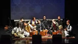 هنرمندان افغانستانی ساکن ایران در حوزه هنری کنسرت می‌دهند + فیلم