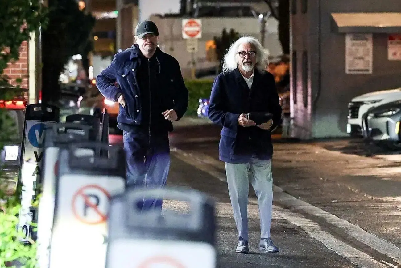 رونمایی لئوناردو دی‌کاپریو از پدرش در یک شام دو نفره
