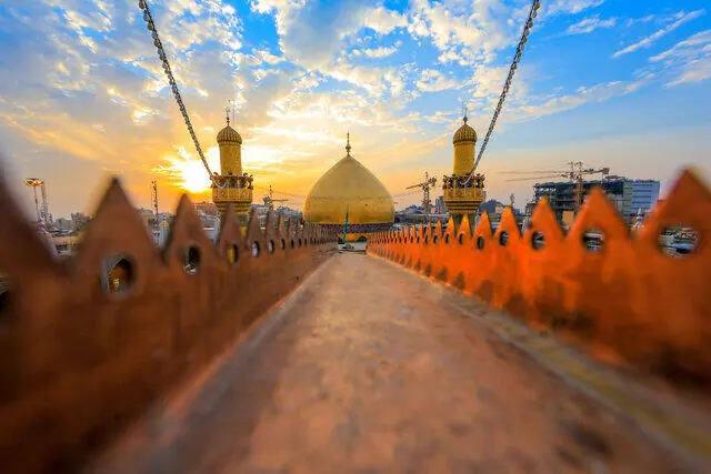 گنبد حرم امام علی (ع) چرا طلایی شد؟
