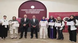 نمایشگاه آثار هنرمندان ایرانی به ارمنستان رفت