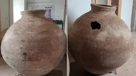 توضیحاتی درباره خمرۀ نویافته در تخت جمشید