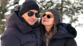 تصاویر عاشقانه ،برفی و جذاب همایون شجریان و سحر دولتشاهی
