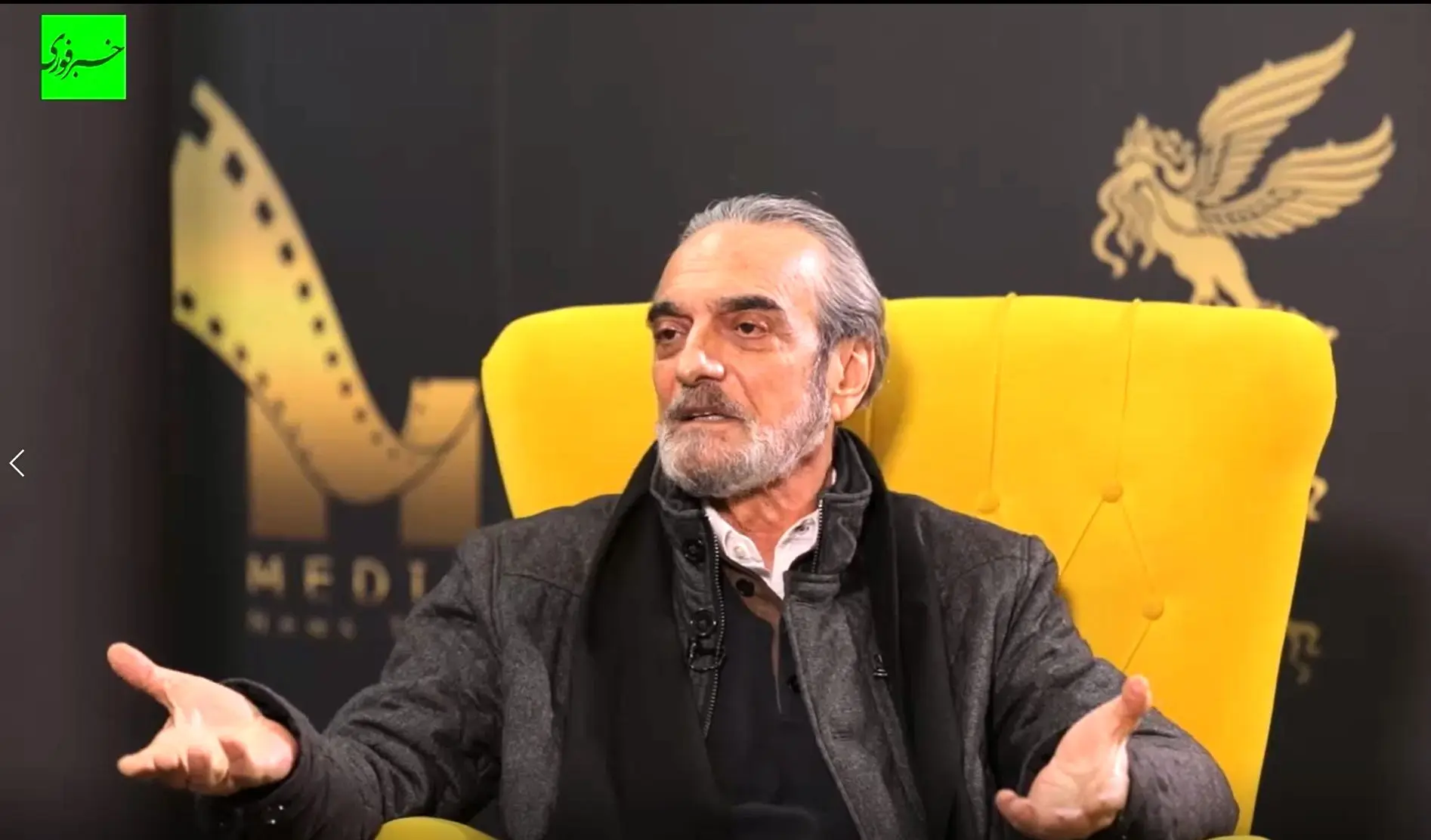 همایون ارشادی در کنار مهرجویی و کیارستمی
