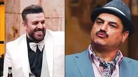شوخی جالب سام درخشانی با چهره برنزه بهرنگ علوی