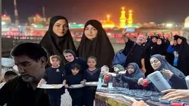 بازیگران «گاندو» به همراه چند هنرمند دیگر در کربلا
