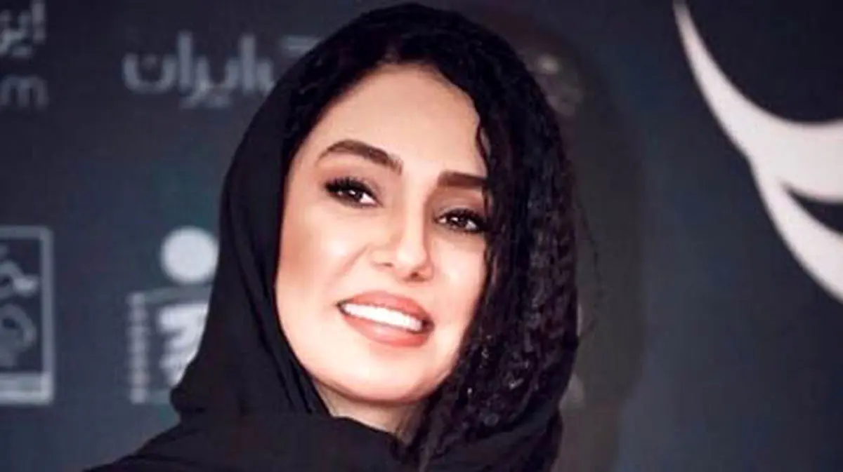 گریم عجیب صورت خانم بازیگر ایرانی