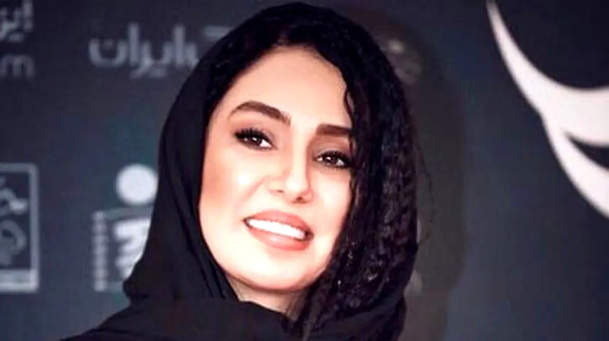 گریم عجیب صورت خانم بازیگر ایرانی